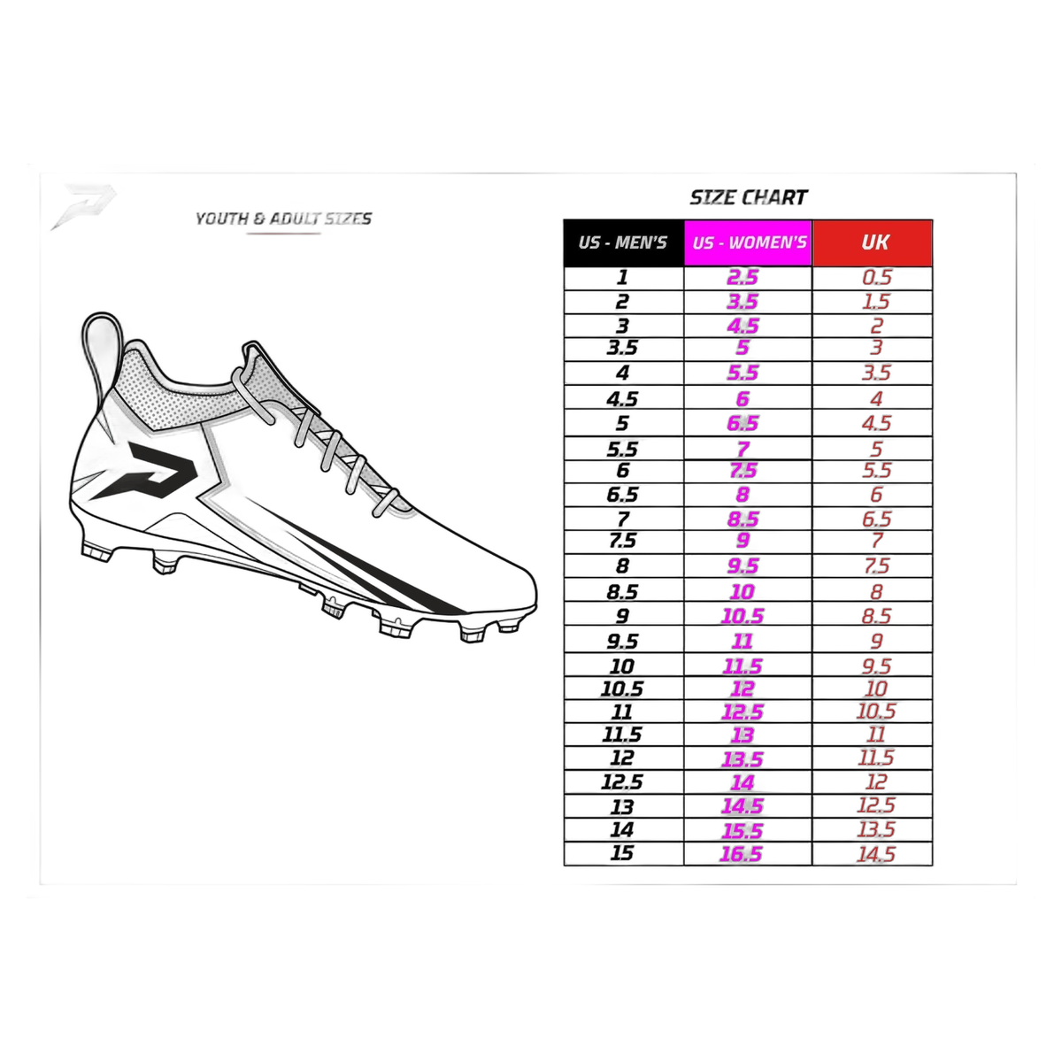 Shadow the Hedgehog Football Cleats - Quantum Speed 2.0 by Phenom Elite