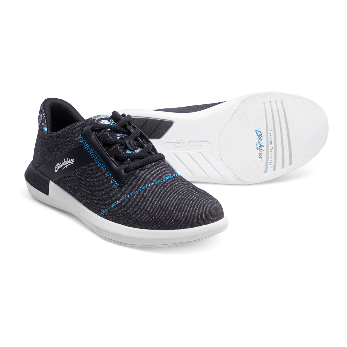 KR Strikeforce Lux Women's Bowling Shoes, Black/Ocean Blue - product view 7