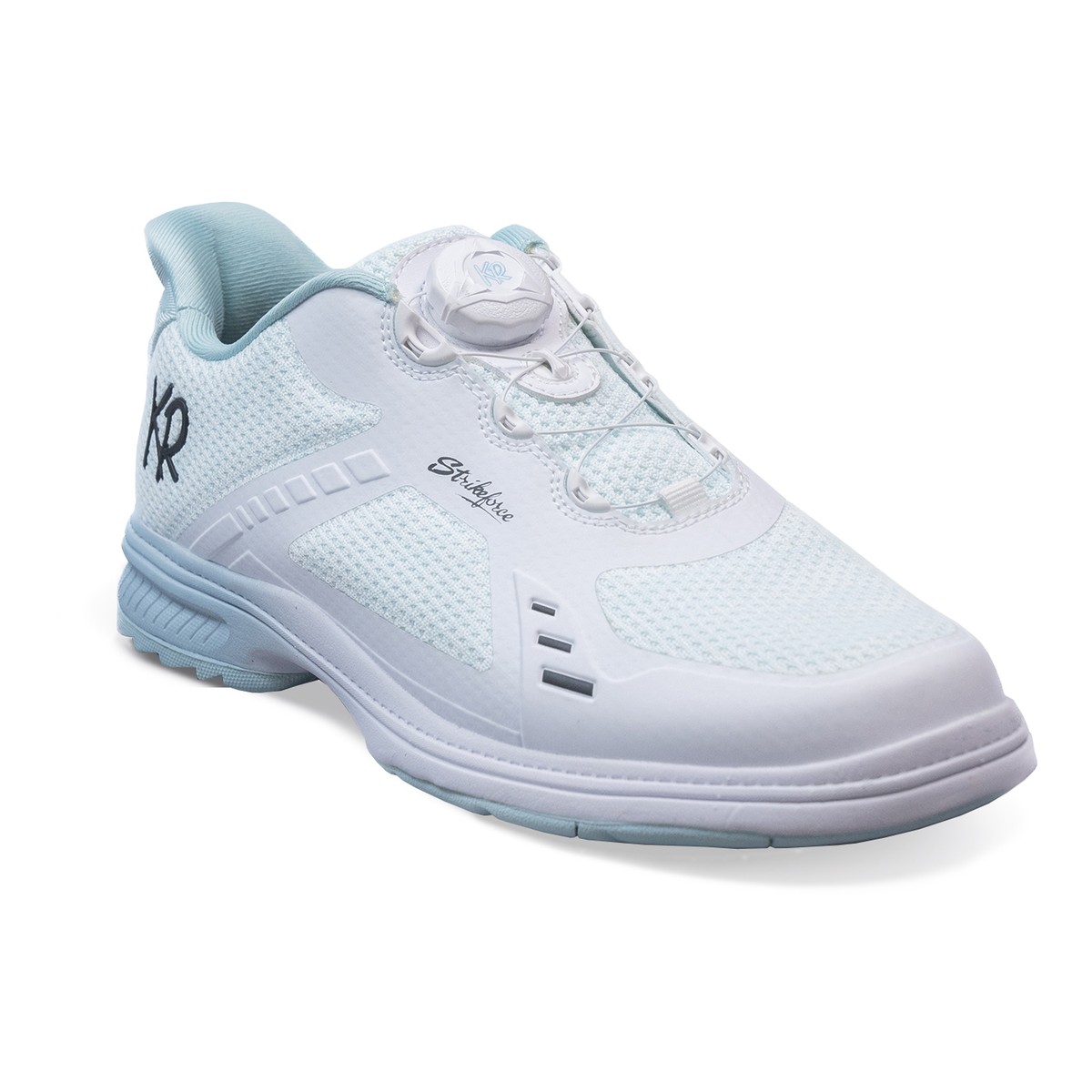 KR Strikeforce Lady Jet Right Hand Women's Bowling Shoes, White Teal - product view 3