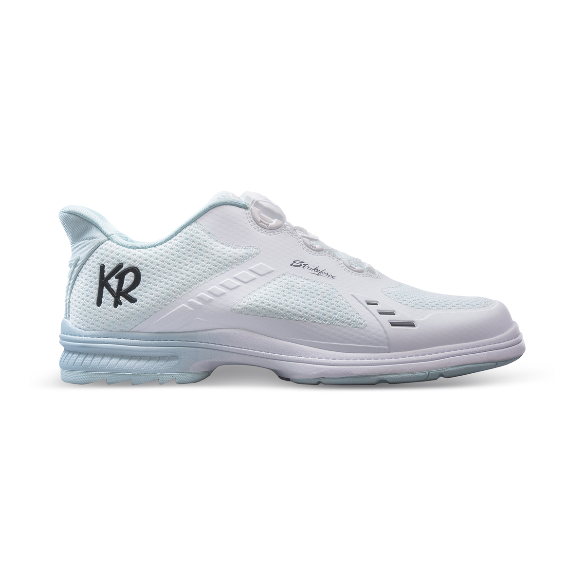 KR Strikeforce Lady Jet Left Hand Women's Bowling Shoes, White Teal - product view 2