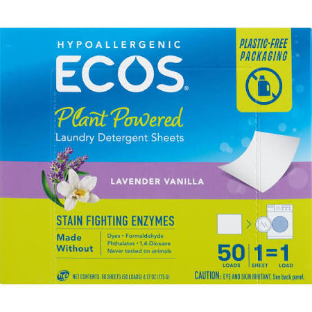 ECOS Next Lavender Vanilla Laundry Detergent, 50 ct (Case of 10)