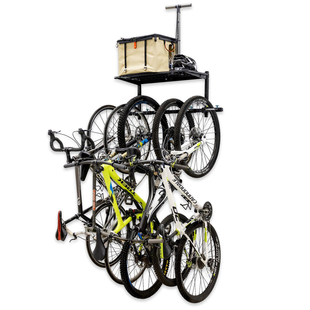 Bike Rack & Shelf | G-Bike Wire Shelf | Holds 5 Bikes