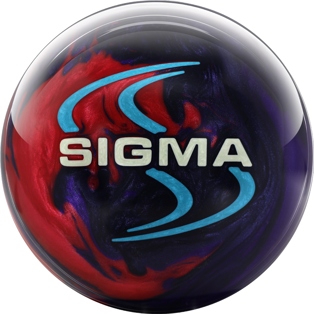 MOTIV Sigma Tour Pearl Bowling Ball in Purple Red - front view