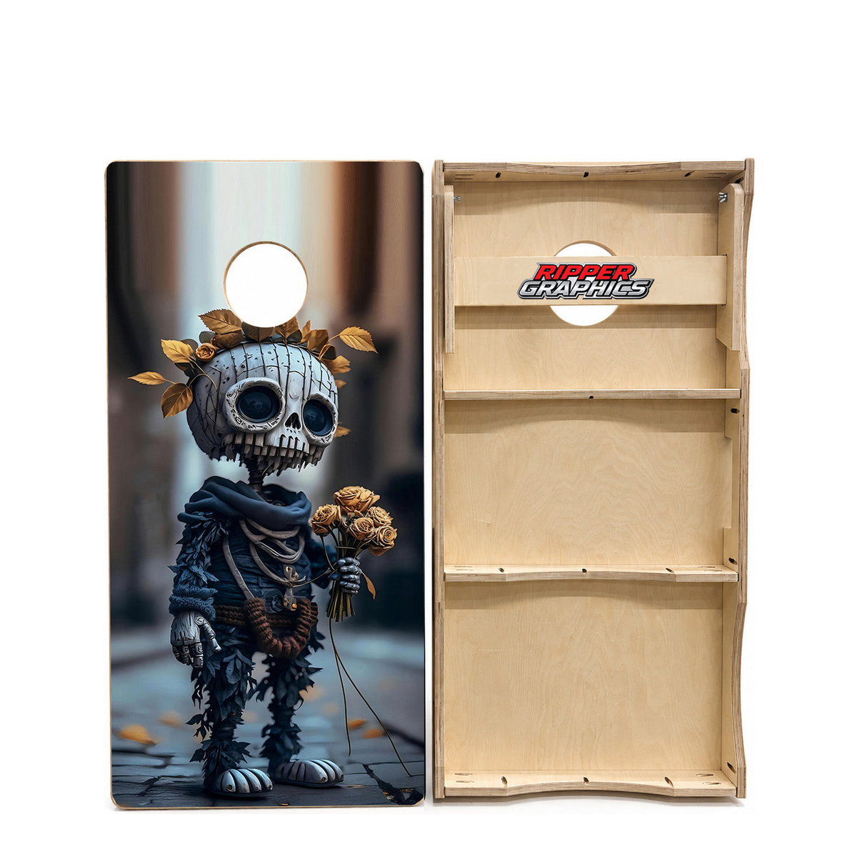 Skull Baby Cornhole Design product photo