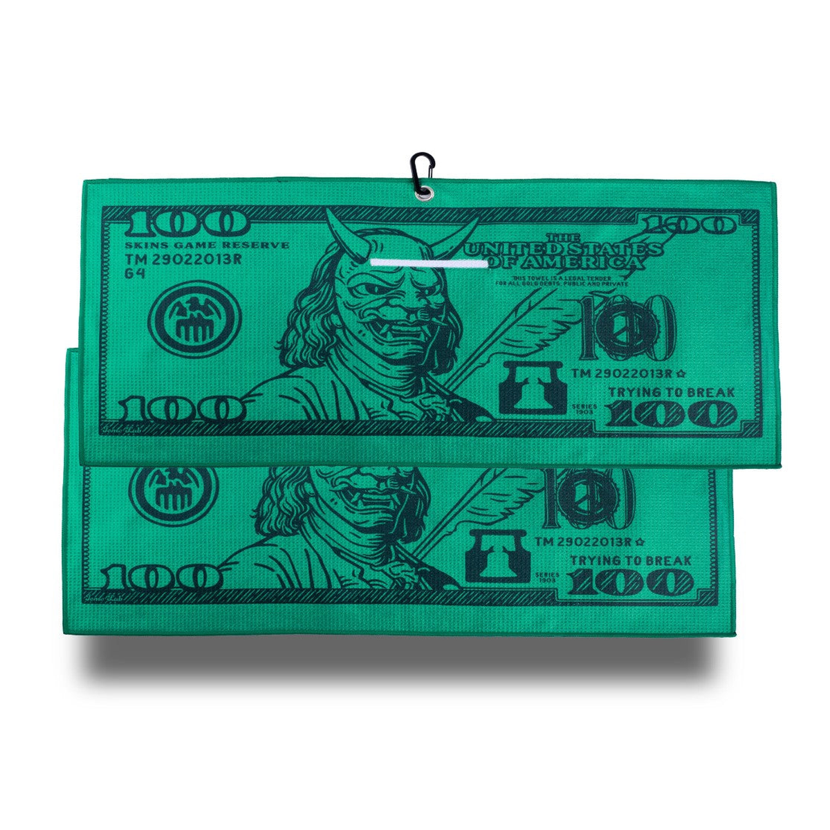 Skull Note Utility Towel (Green) - TO-SN-GR-001 - Great Call Athletics
