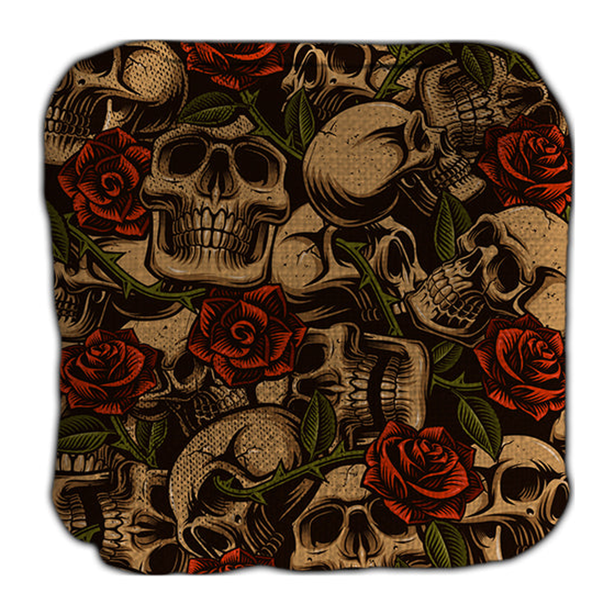 Skull & Roses Cornhole Bags Set of 4 product photo