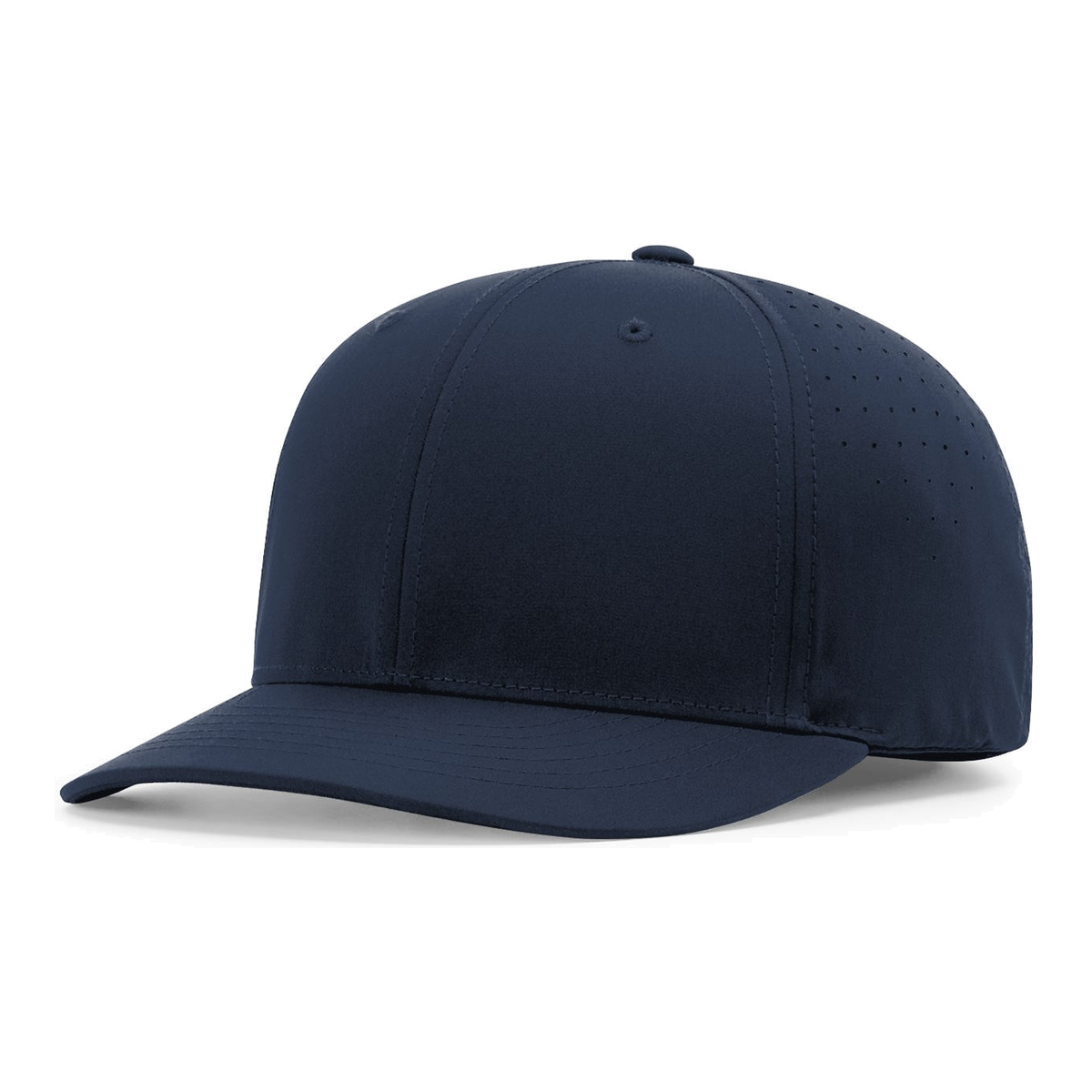 Smitty R743 Richardson Laser Perforated Officials Hat 2.5 Inch Bill in Navy - front view