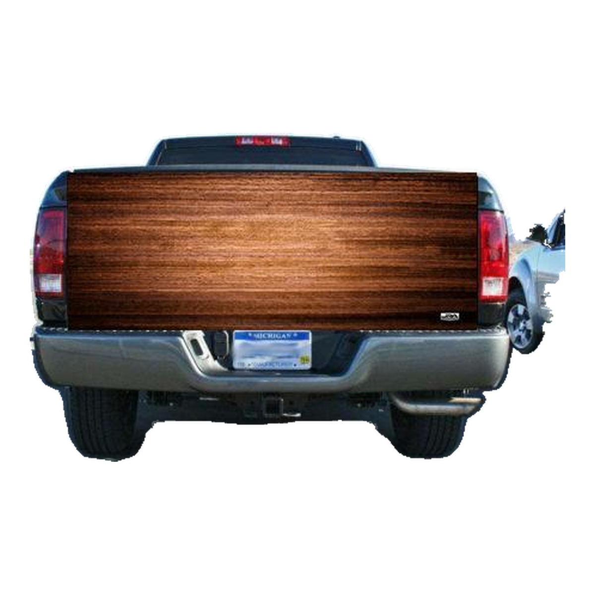 Solid Red Wood Chest Tailgate Wrap Vinyl Graphic Decal Sticker Wrap product photo