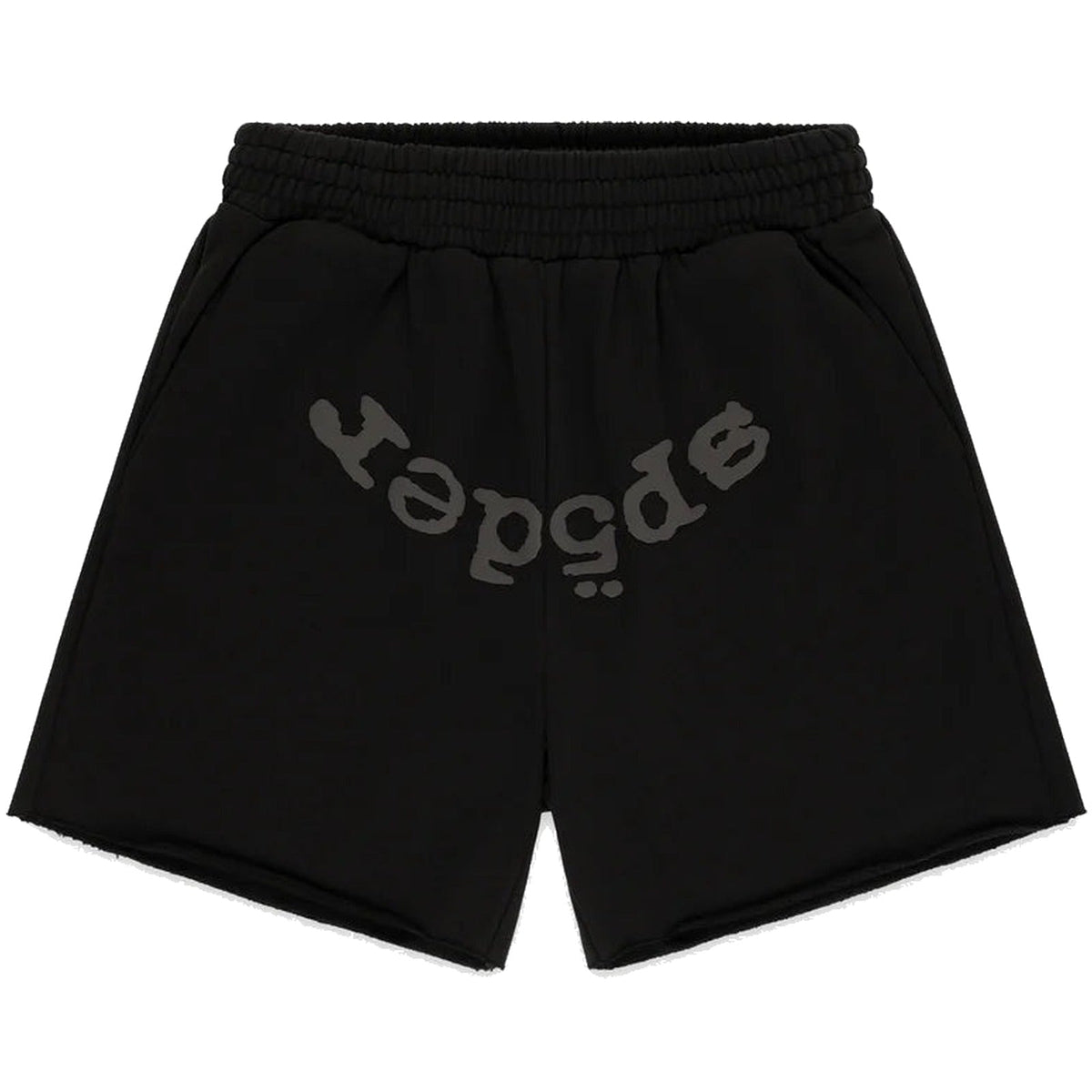 Sp5der OG Web V2 Phantom Sweatshort Black