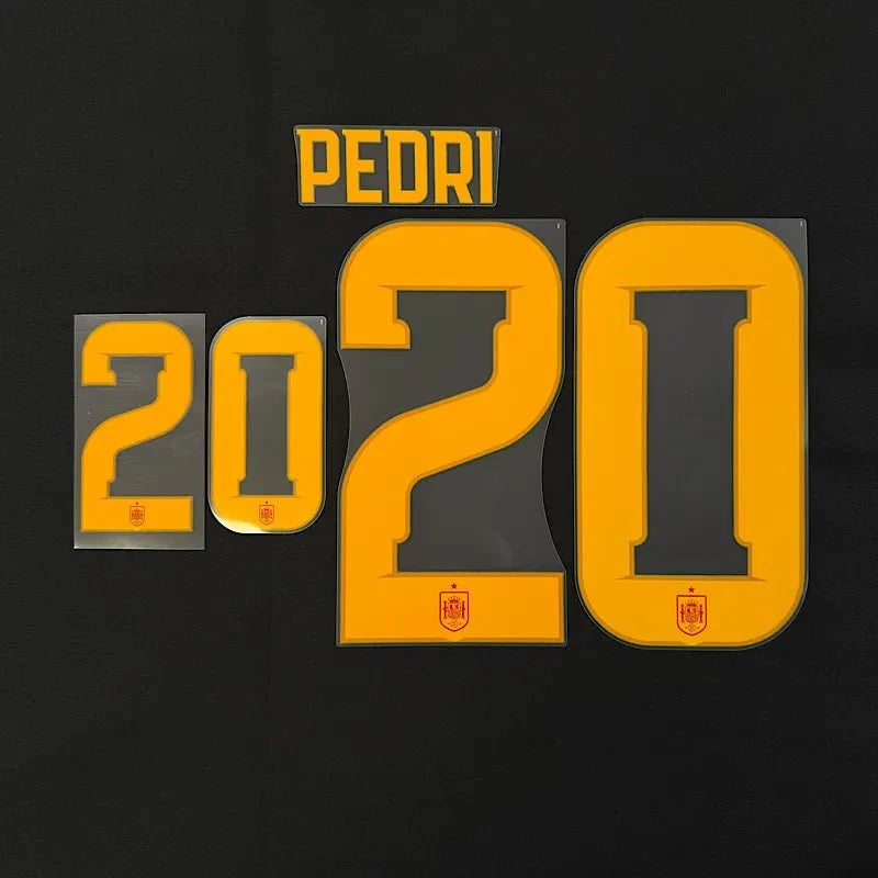 Spain 2026- Home PEDRI #20 Youth Official Name Set