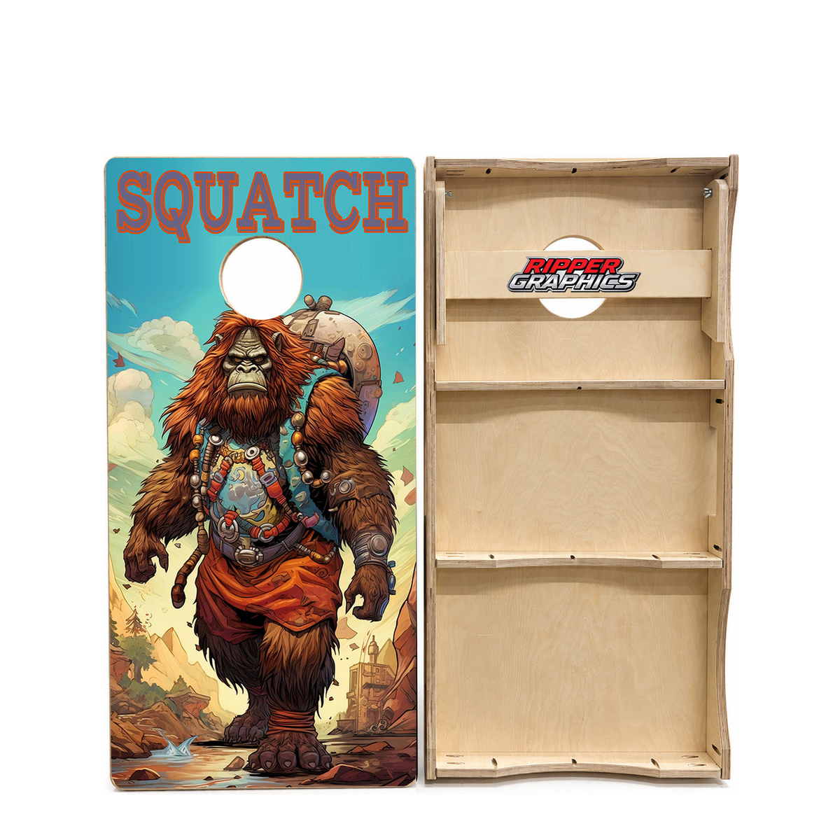 Squatch Cornhole Design product photo