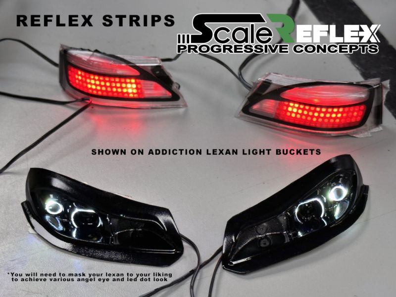 Strip - LEDs for Lexan Light Bucket Kit (Wht, Amb, Red) - View 7