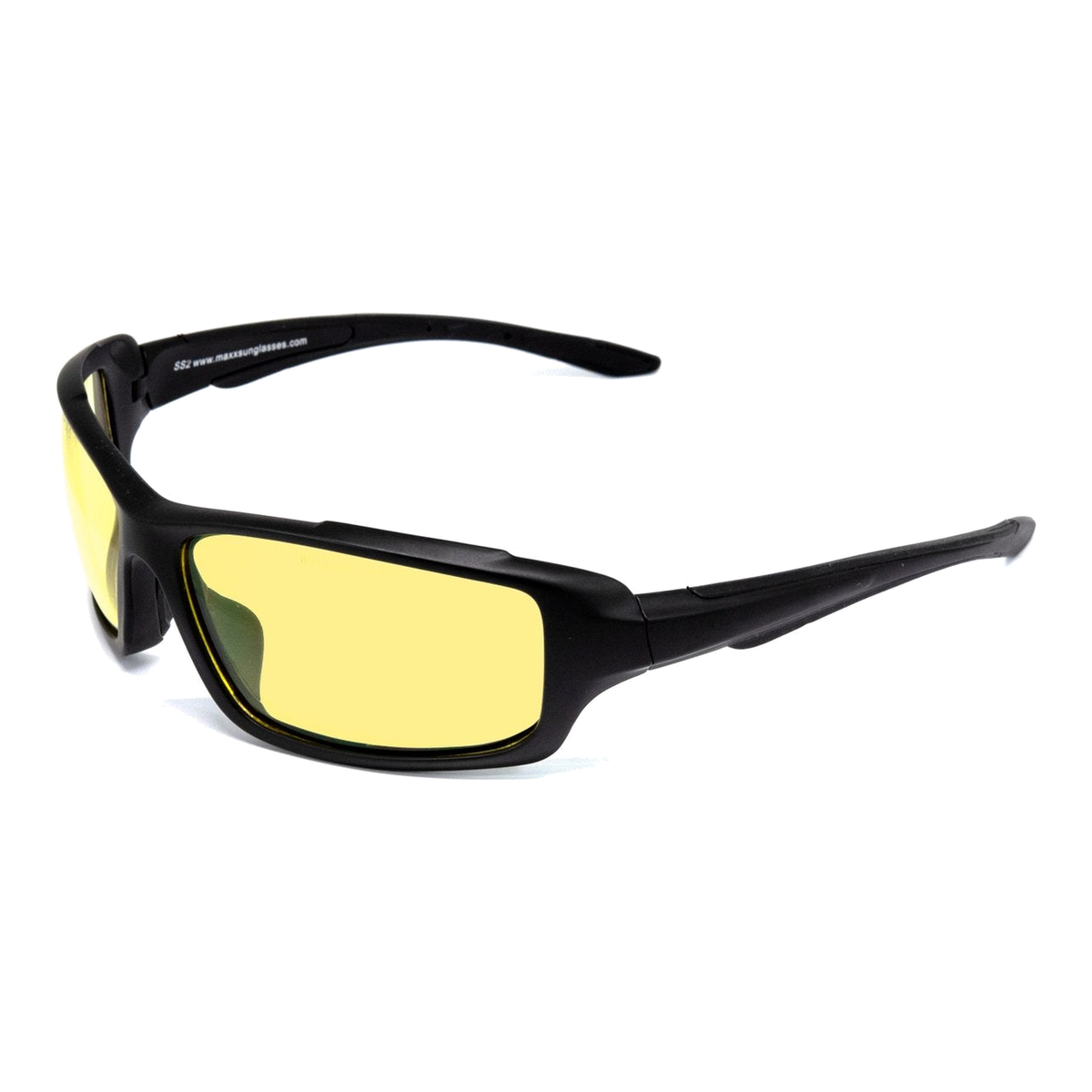 SS2 Yellow Lens Z87+ Sunglasses - Black - 57253 - Great Call Athletics
