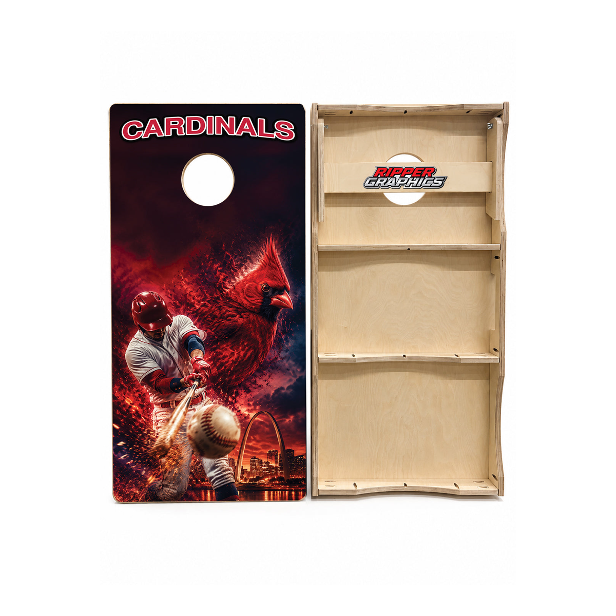 St Louis Cardinals Baseball Inspired Cornhole Design - CH5234 - Great Call Athletics