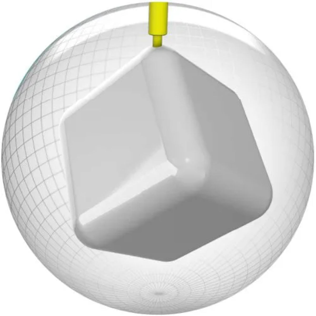 Storm Clear White Bowling Ball