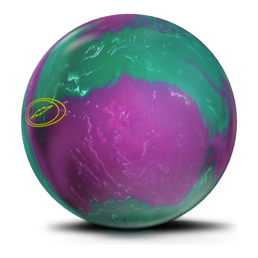 Storm Monsoon Plum/Emerald Bowling Ball in Plum Emerald - back