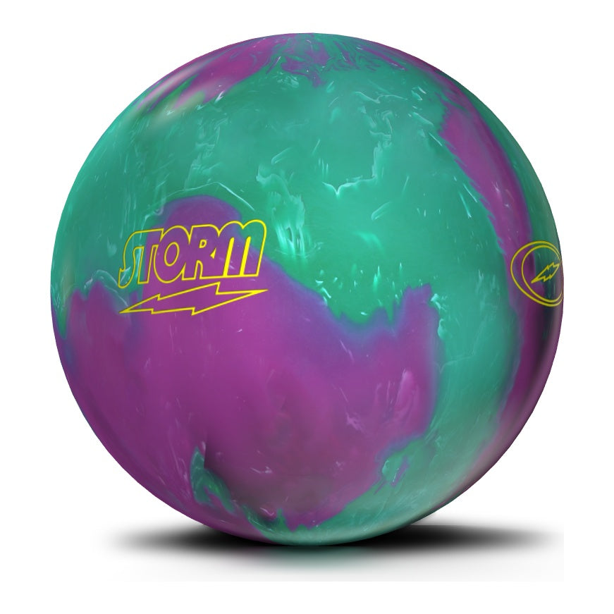 Storm Monsoon Plum/Emerald Bowling Ball in Plum Emerald - side