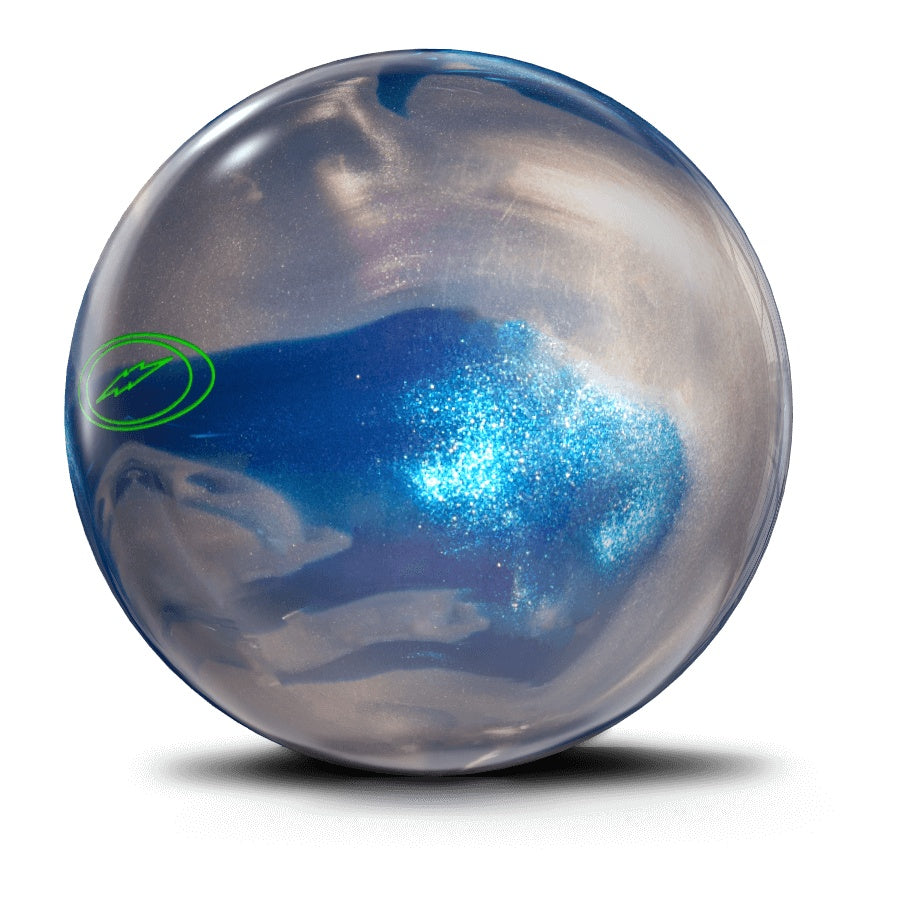 Storm Road Warrior Sapphire/Steel Bowling Ball in Sapphire Steel - back