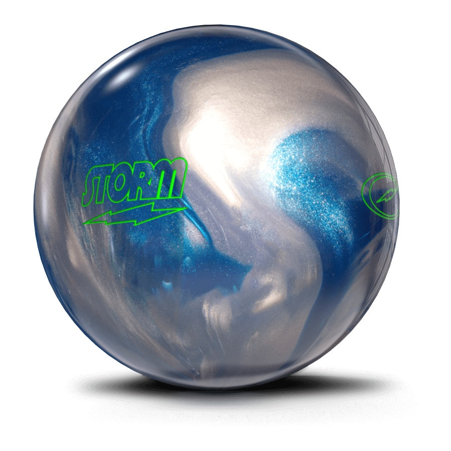 Storm Road Warrior Sapphire/Steel Bowling Ball in Sapphire Steel - side