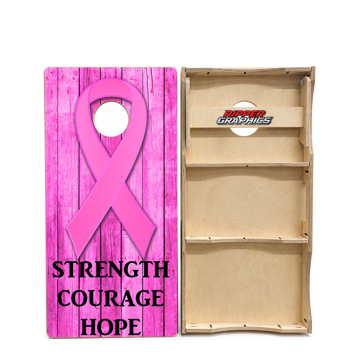 Strength Courage Hope Style Cornhole Design product photo