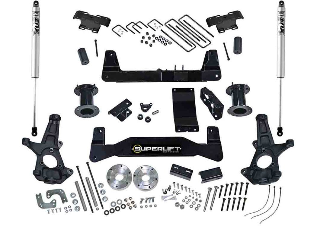 Superlift K161F Silverado 1500 4WD, 6.5 Inch Control Arm Lift