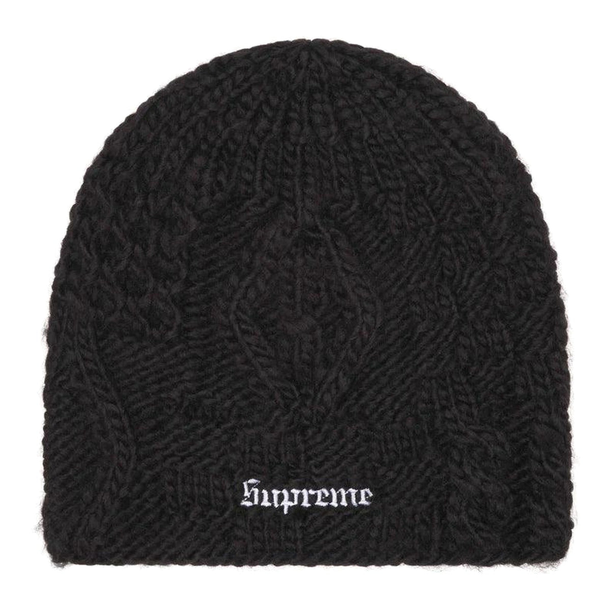Supreme Block Knit Beanie Black