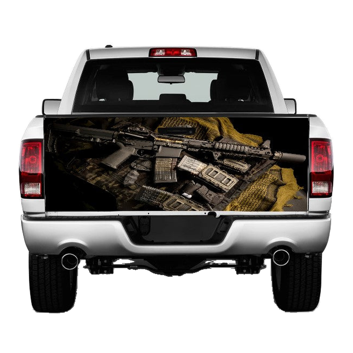 Survival Evac Gun Ammo Tailgate Wrap Vinyl Graphic Decal Sticker product photo