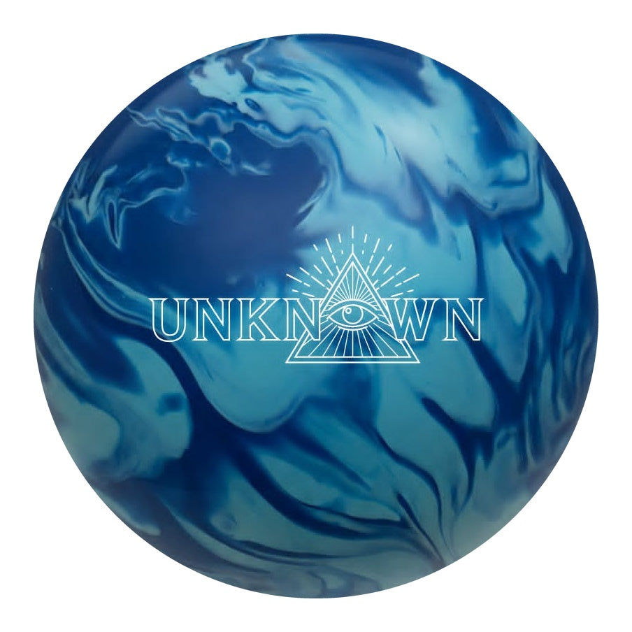 SWAG Unknown Solid Bowling Ball in True Blue Steel Blue - front