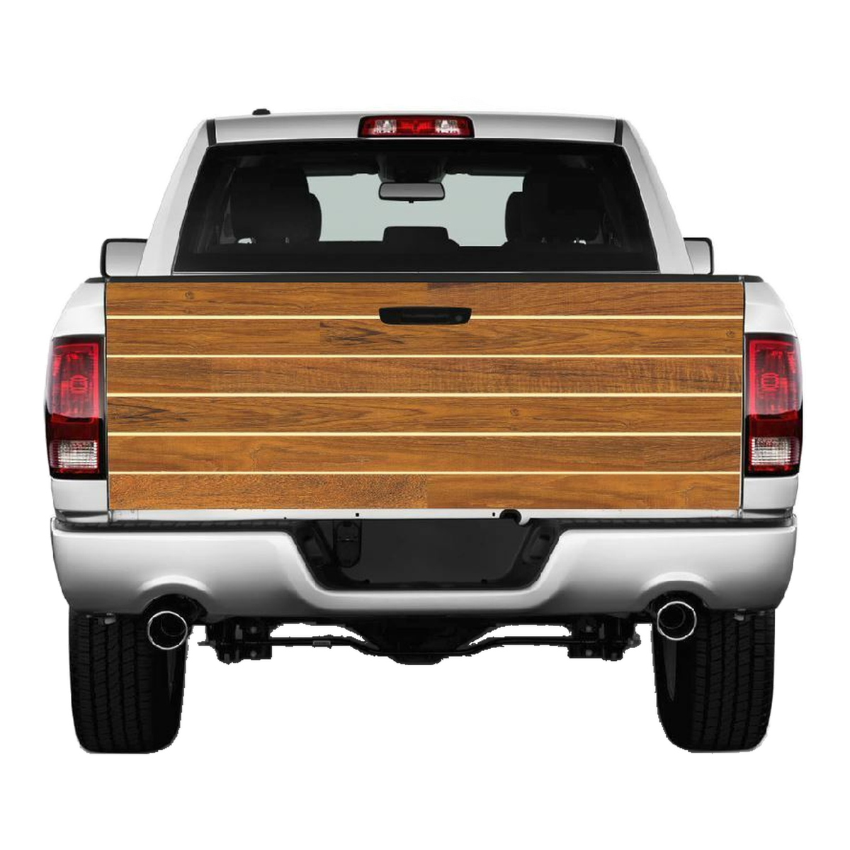 Teak & Holly Tailgate Wrap Vinyl Graphic Decal Sticker product photo