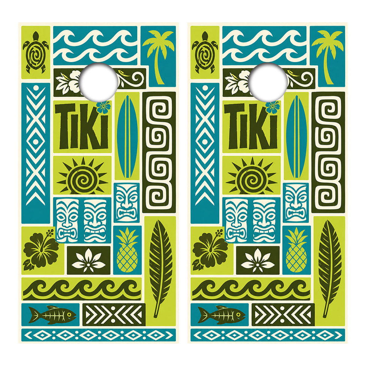 Teki Hut Cornhole Design - Corn5053 - Great Call Athletics