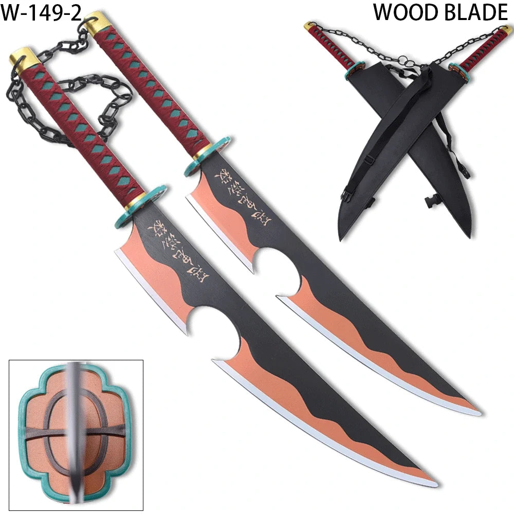 Tengen Uzui Twin Bamboo Display Collectible Set – Demon Slayer