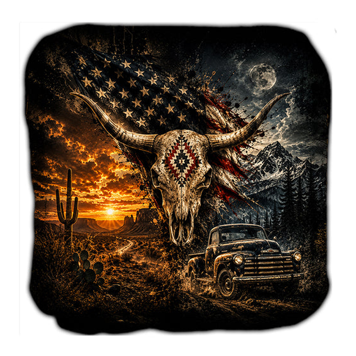 Texas Longhorn Cornhole Bags Set of 4 product photo