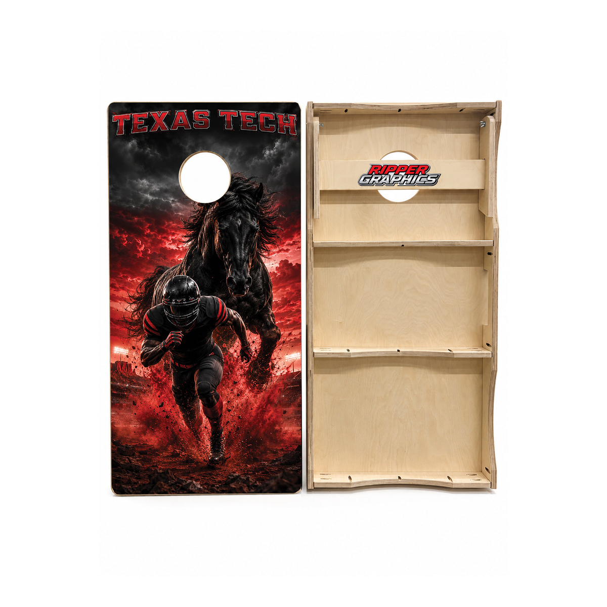 Texas Tech Football Inspired Cornhole Design - CH5199 - Great Call Athletics
