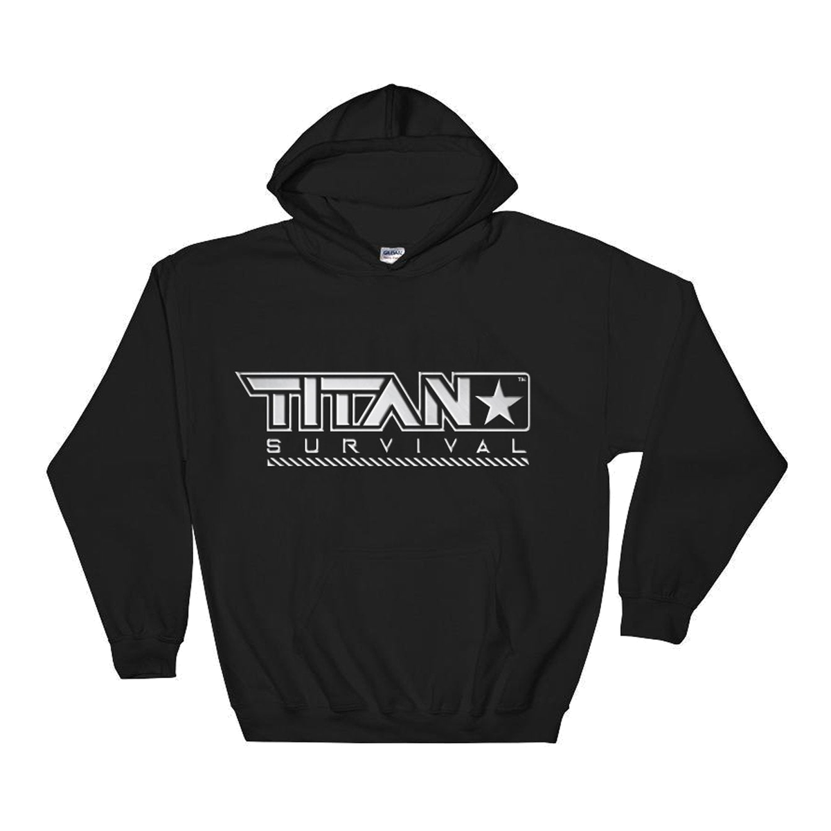 TITAN Survival Hooded Sweatshirt - HOODIE-TI-BLK-S, HOODIE-TI-BLK-M, HOODIE-TI-BLK-L, HOODIE-TI-BLK-XL, HOODIE-TI-BLK-2XL, 9938514, 1795055, 2745074 - Great Call Athletics
