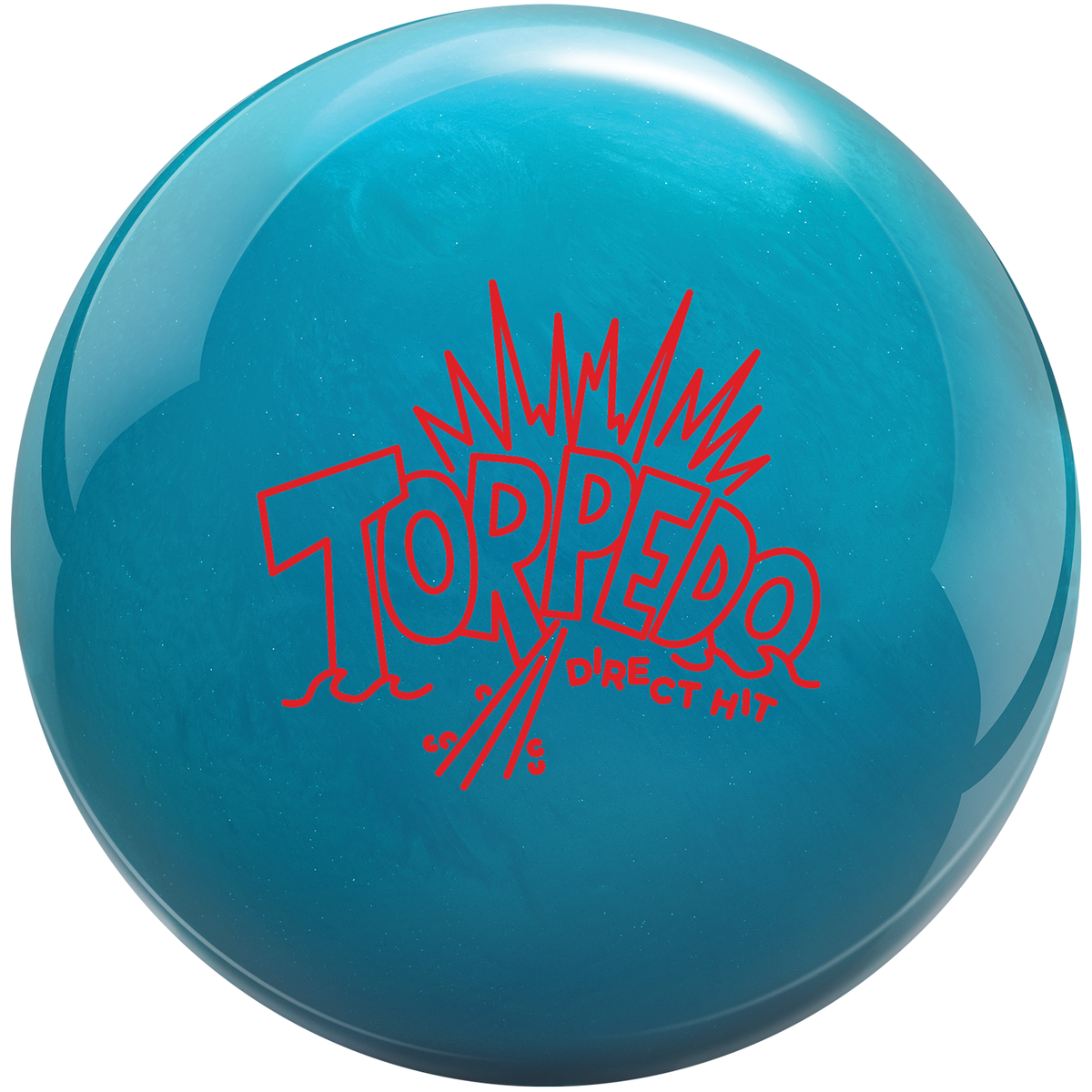 Radical Torpedo Direct Hit Bowling Ball - front view