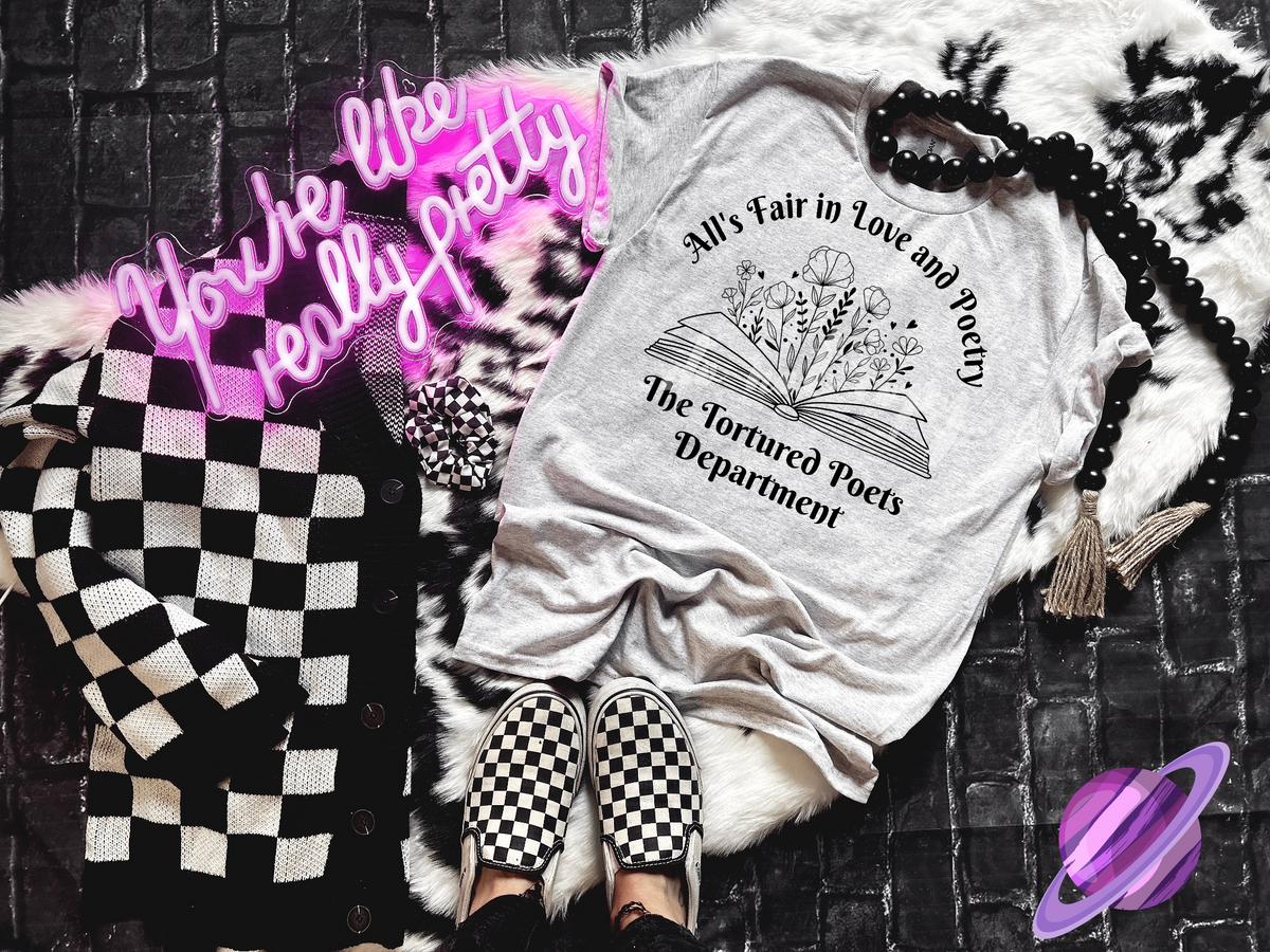 TORTURED FLORAL TEE