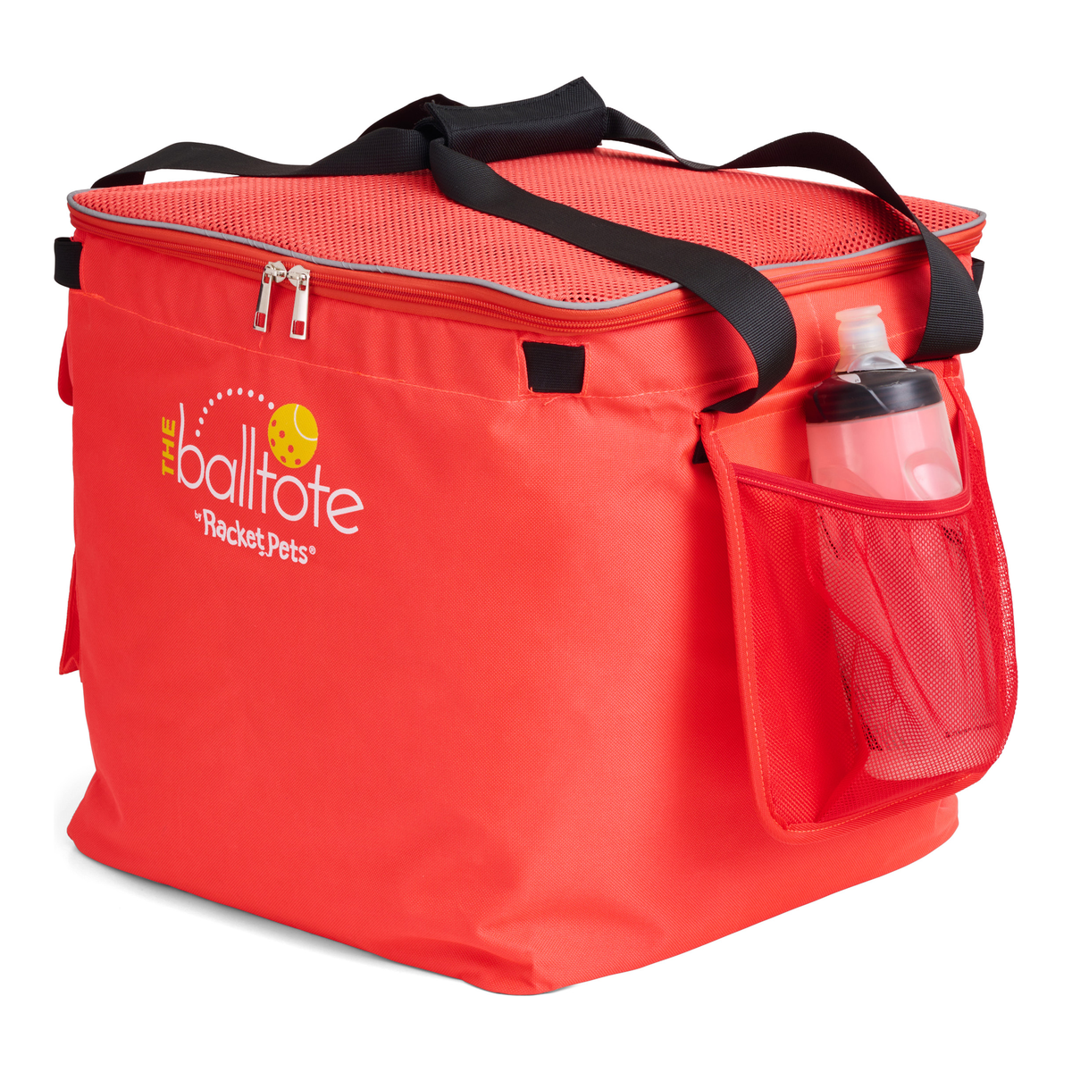 Racket Pets Ball Tote Replacement Bag for Teaching Carts in Orange - right side view