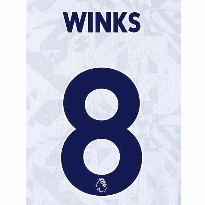 Tottenham 2020/21 Home Winks #8 Jersey Name Set