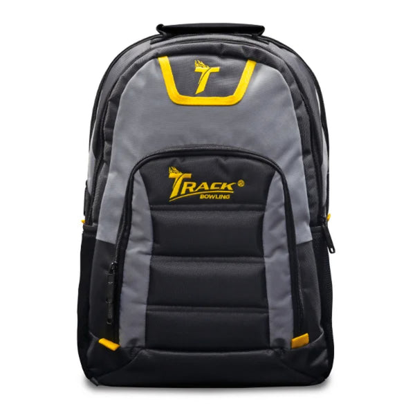 Track Select Black Yellow Bowling Backpack