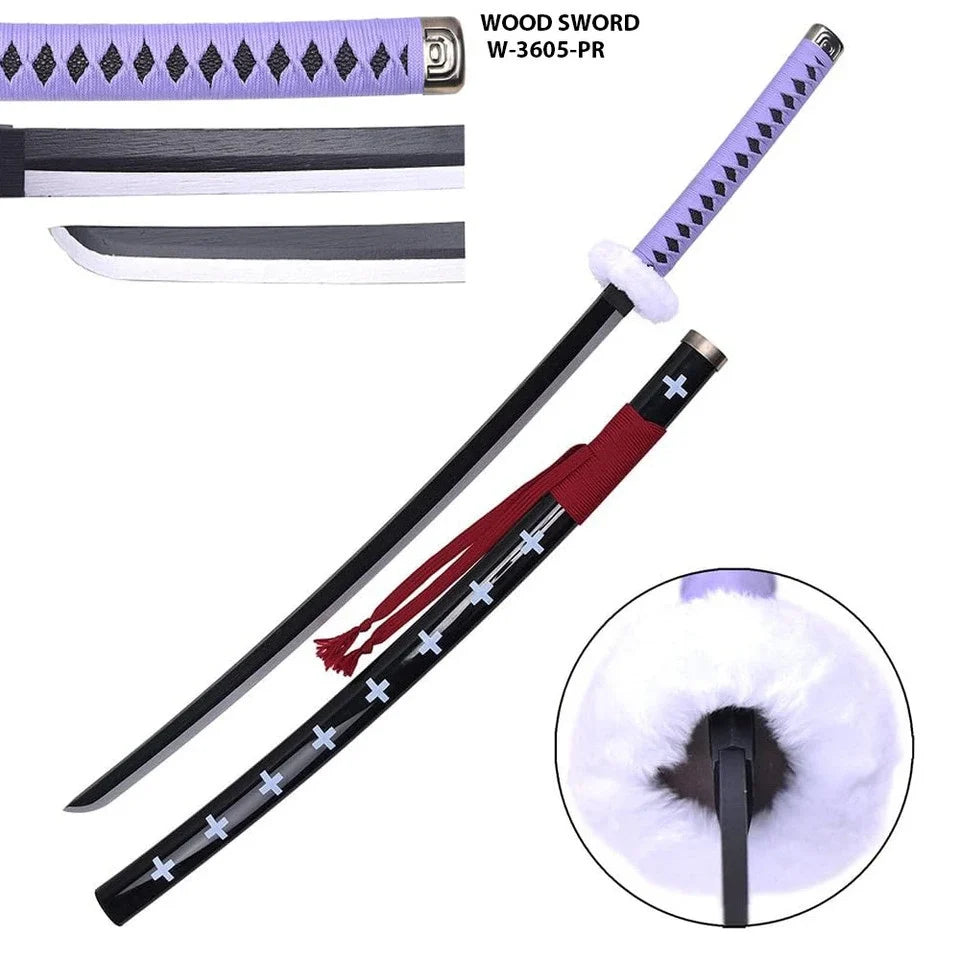 Trafalgar Law Purple Wood Display Collectible – One Piece