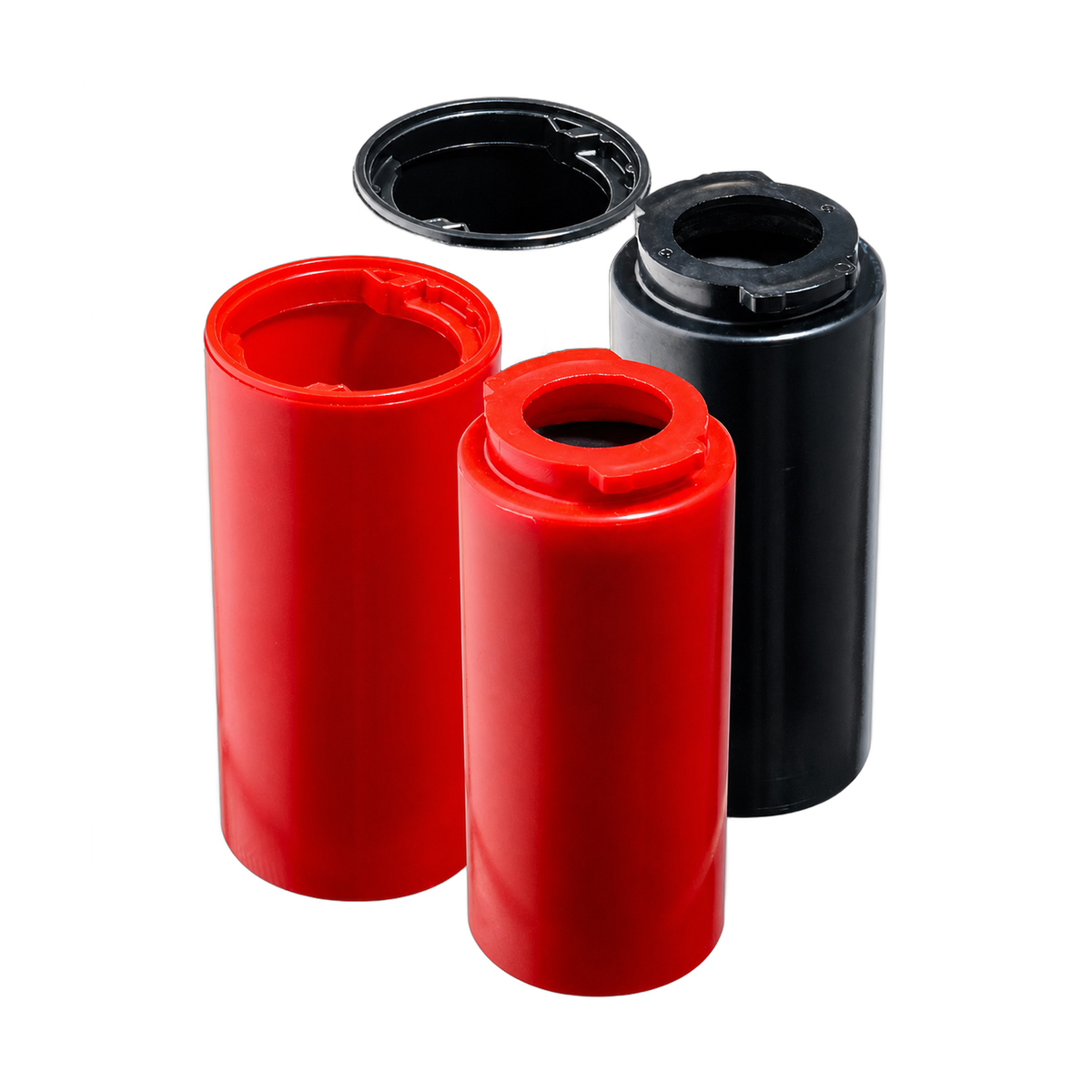 Turbo Switch Grip NX Red Blank Inner Sleeve, Single in Black and Red - Switch Grip NX component group