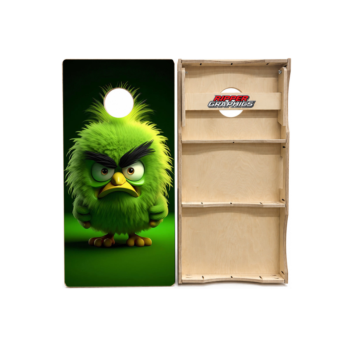 Unhappy Bird Cornhole Design product photo