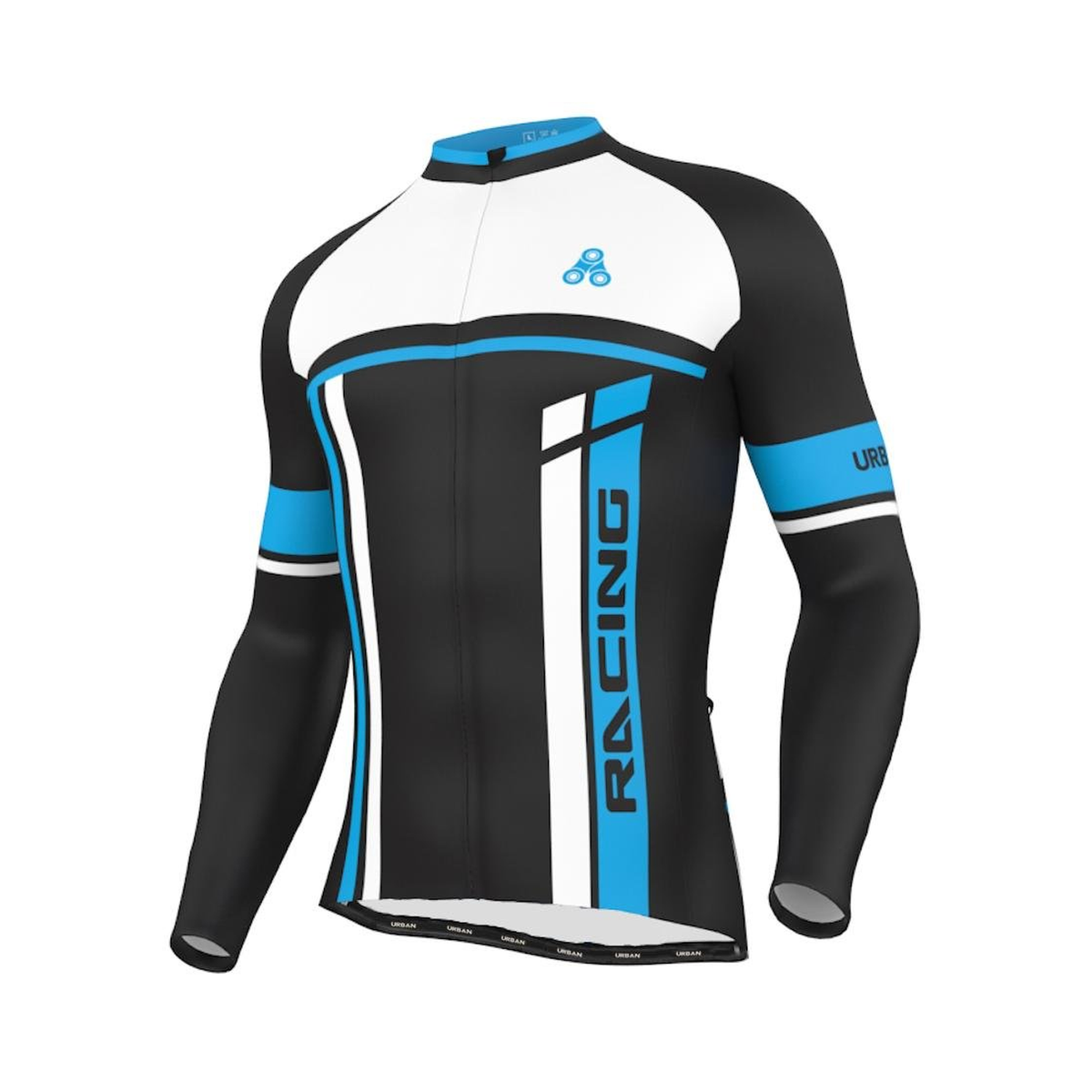 Urban Cycling Blue Thermal Winter Fleece Jersey Bib Tights – Insulated Cold-Weather Cycling Performance - G419, G420, G421, G422, G423, G424 - Great Call Athletics