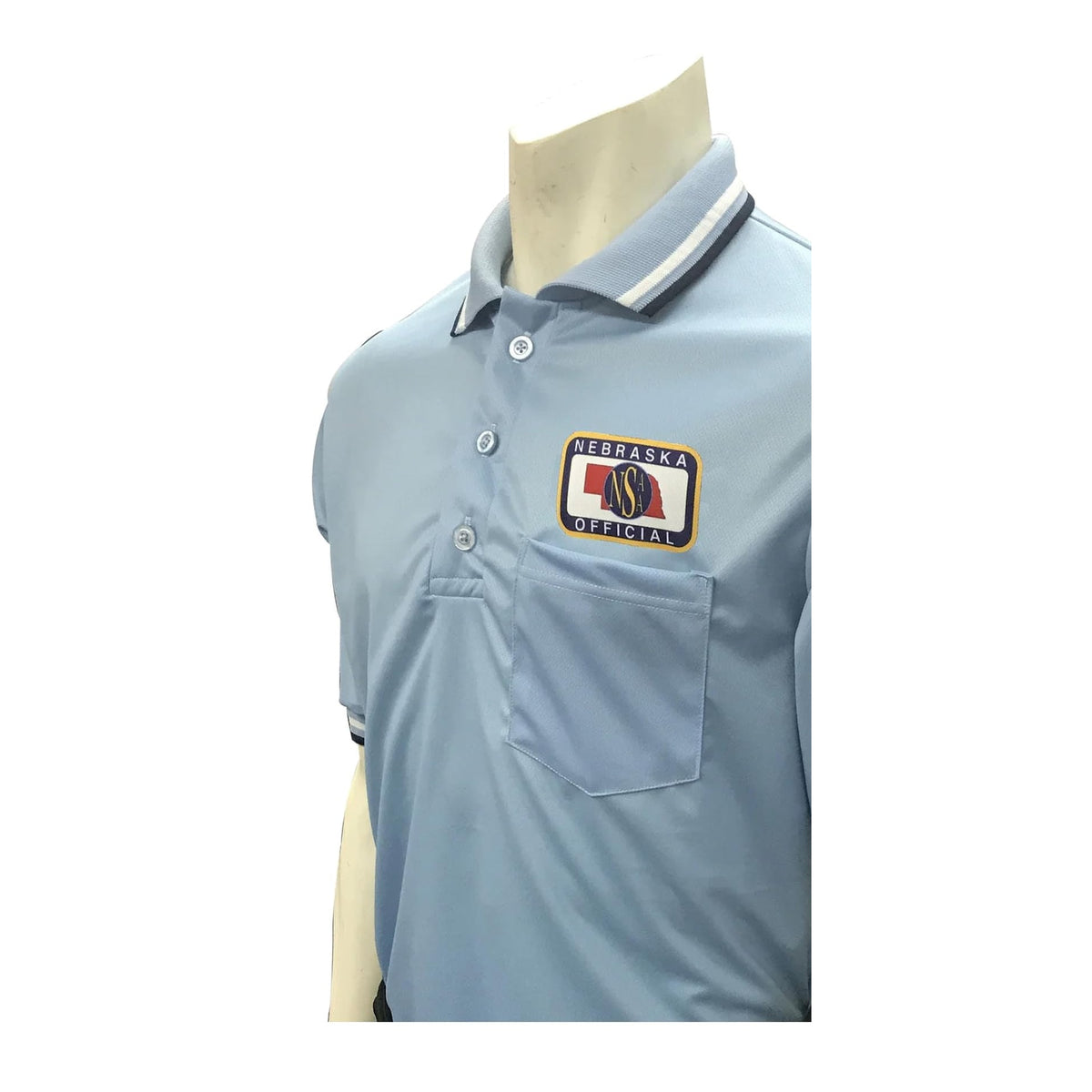 Smitty Nebraska NE-NHS Logo Men's Volleyball Shirt in Blue - Amazon clean main image