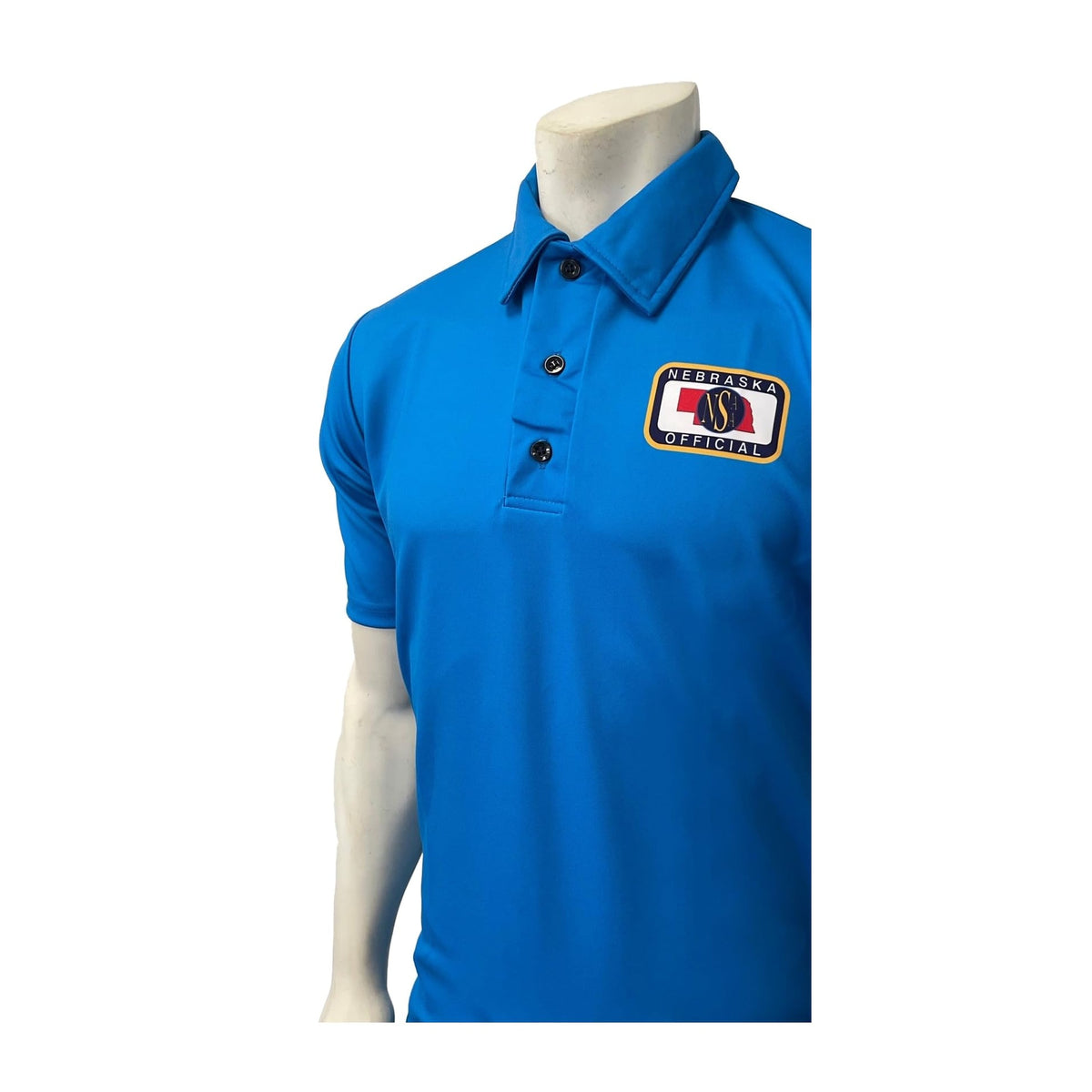 Smitty Nebraska NE-NHS Logo Men's Volleyball Shirt in Grey - Amazon clean main image