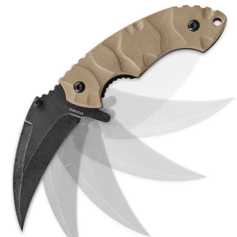 USMC Scorching Sands Hawkbill Knife