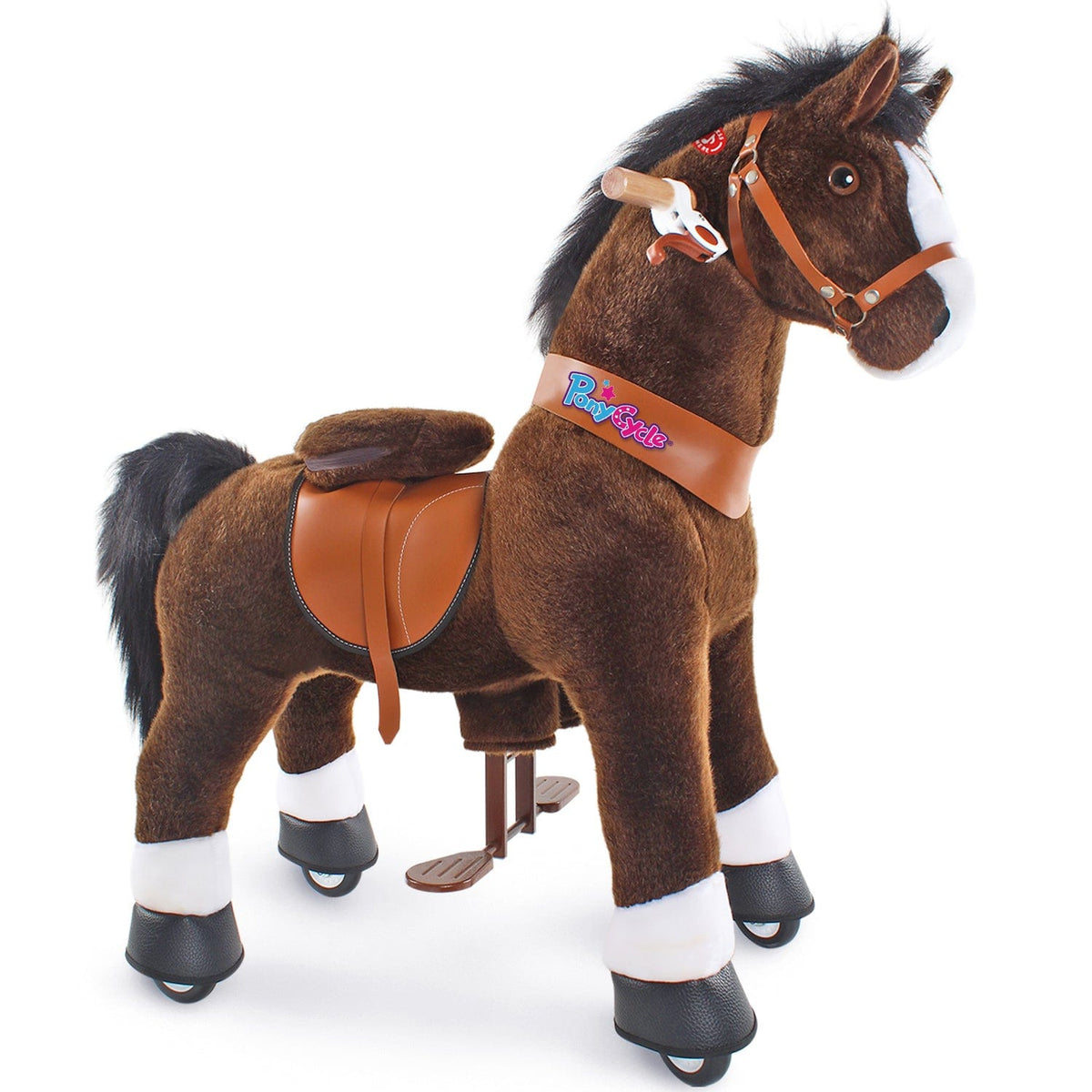 Model U® Horse Ride-On Toy Age 4–7 – Chocolate