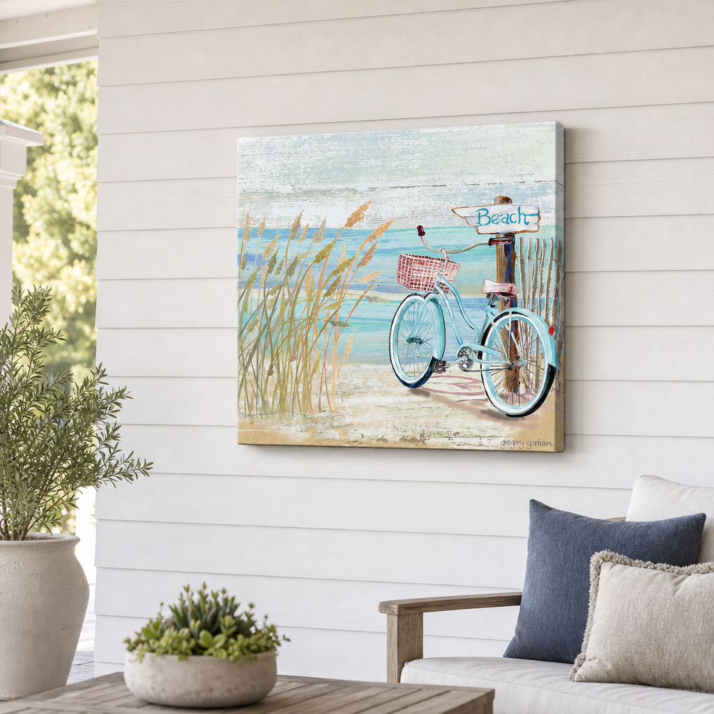 Lakeshore Outdoor Canvas Wall Art