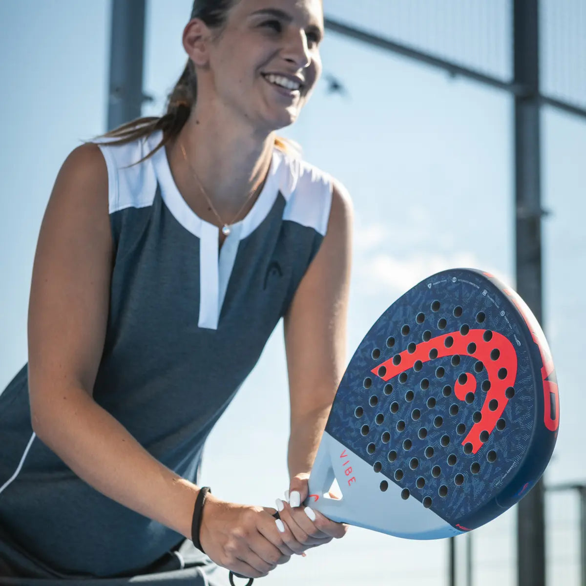 Head Vibe Blue Red Padel Racquet