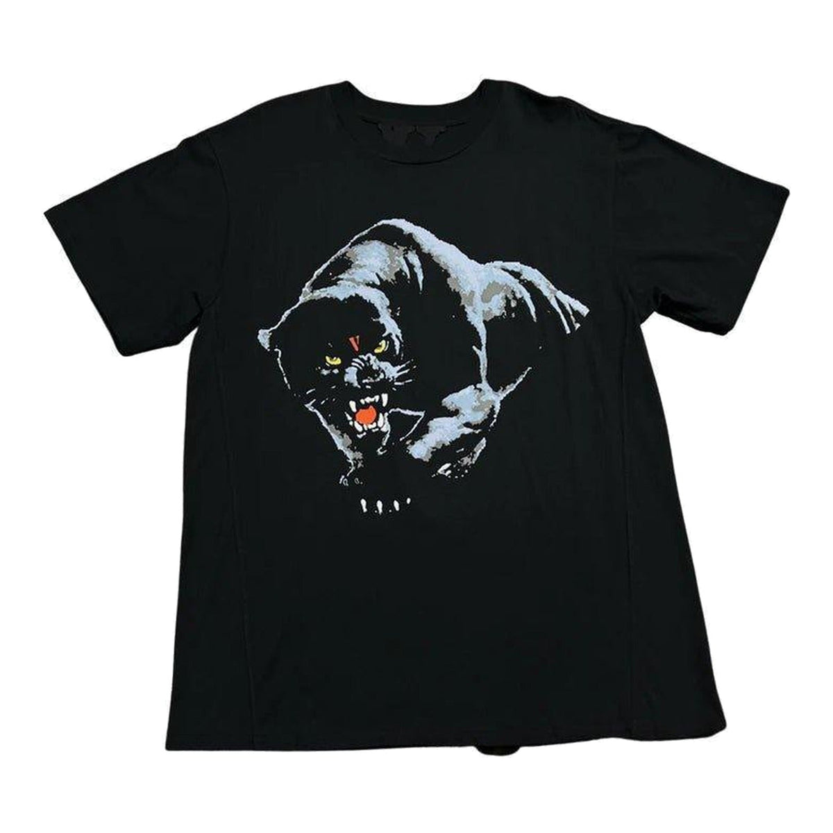 Vlone Black V Panther T-shirt Black